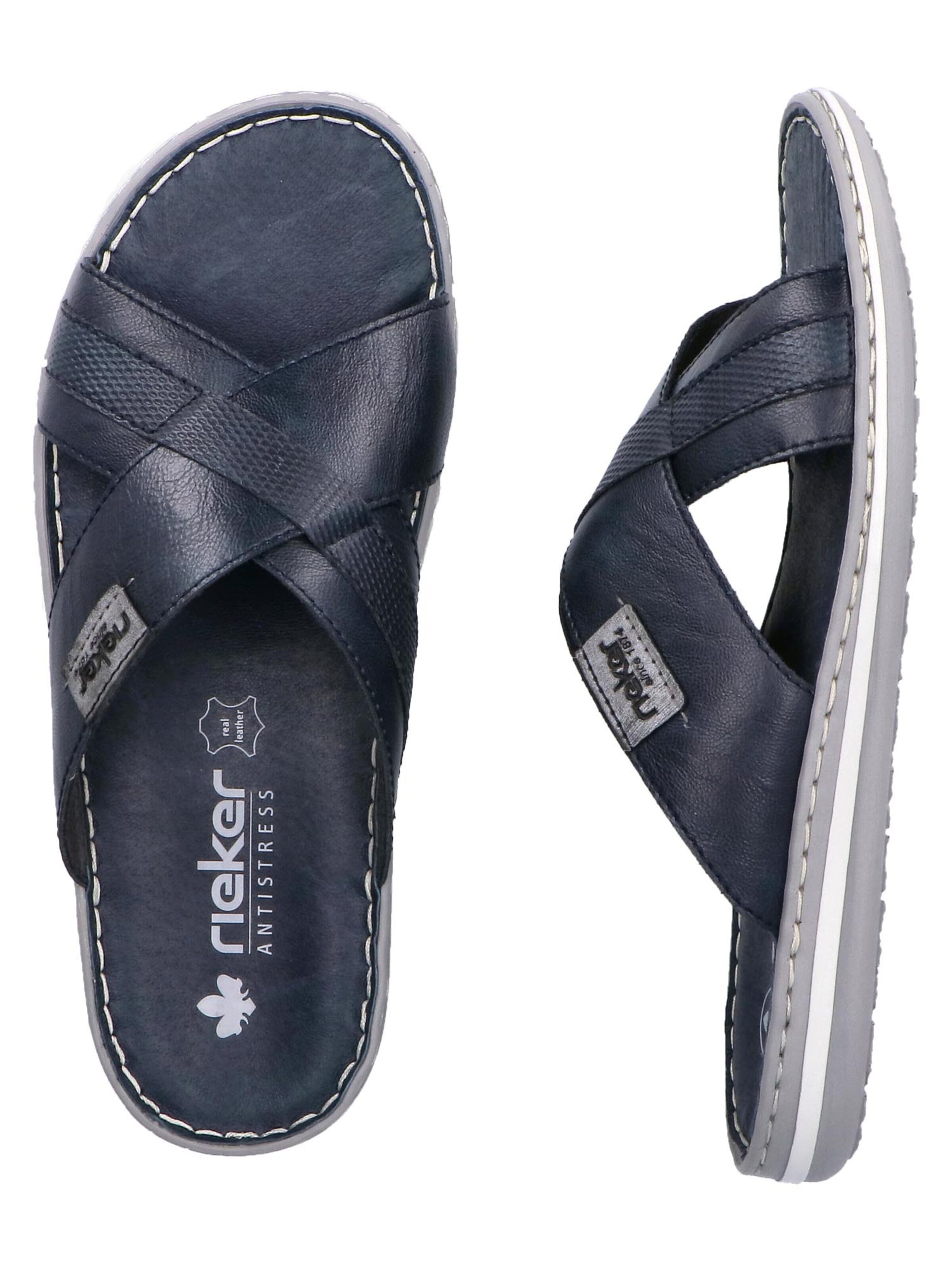 Rieker Muiltjes 'Comfort' in Blauw