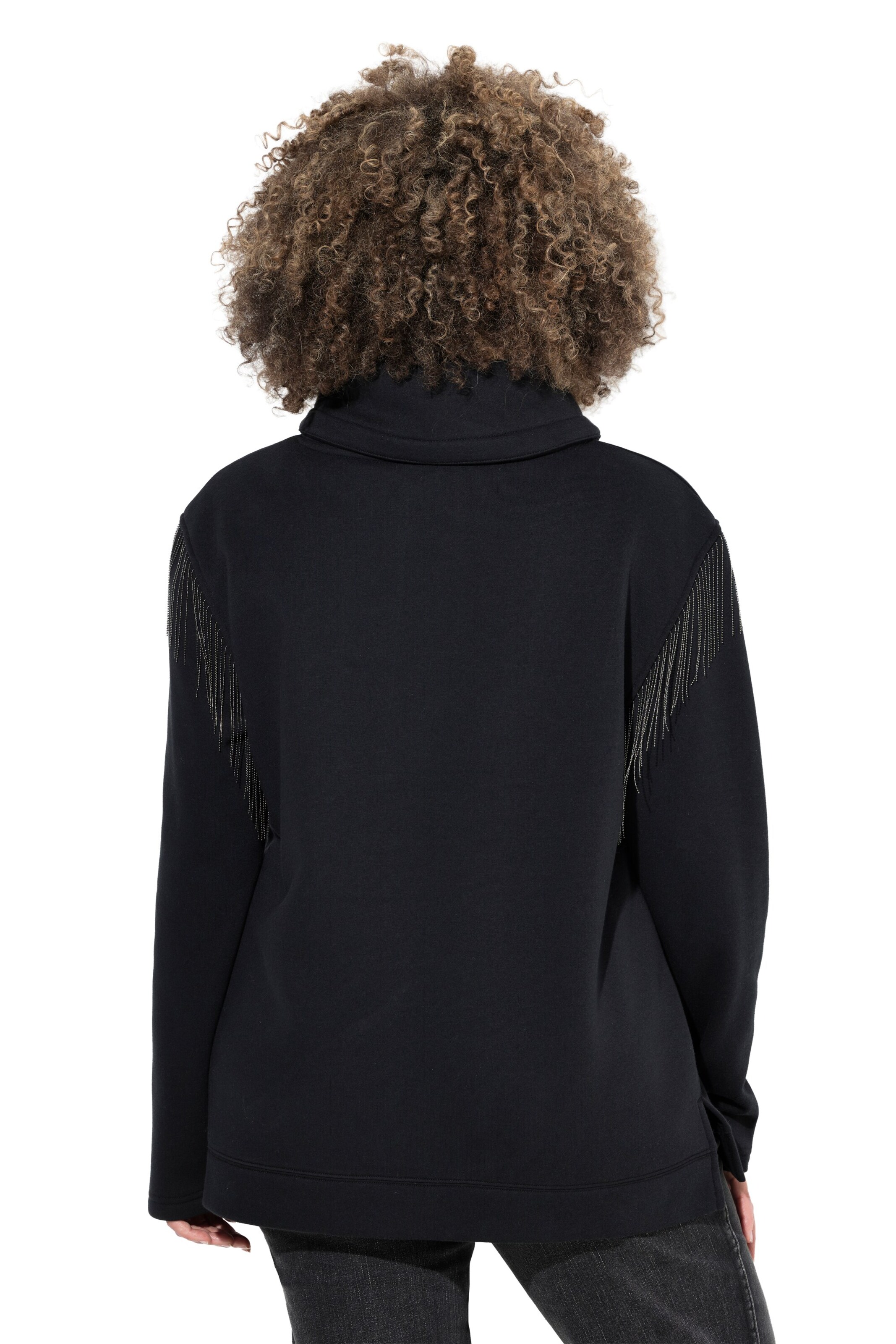 Ulla Popken Sweatshirt in Black
