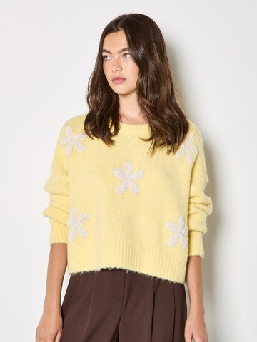 Pullover ' ' di Apricot in giallo: frontale