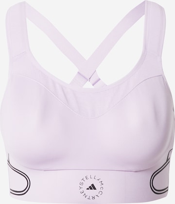 ADIDAS BY STELLA MCCARTNEY Sport bh 'Truepace High Support' in Lila: voorkant