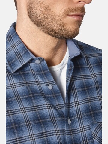 BABISTA Regular Fit Flanellhemd ' Floreverti ' in Blau