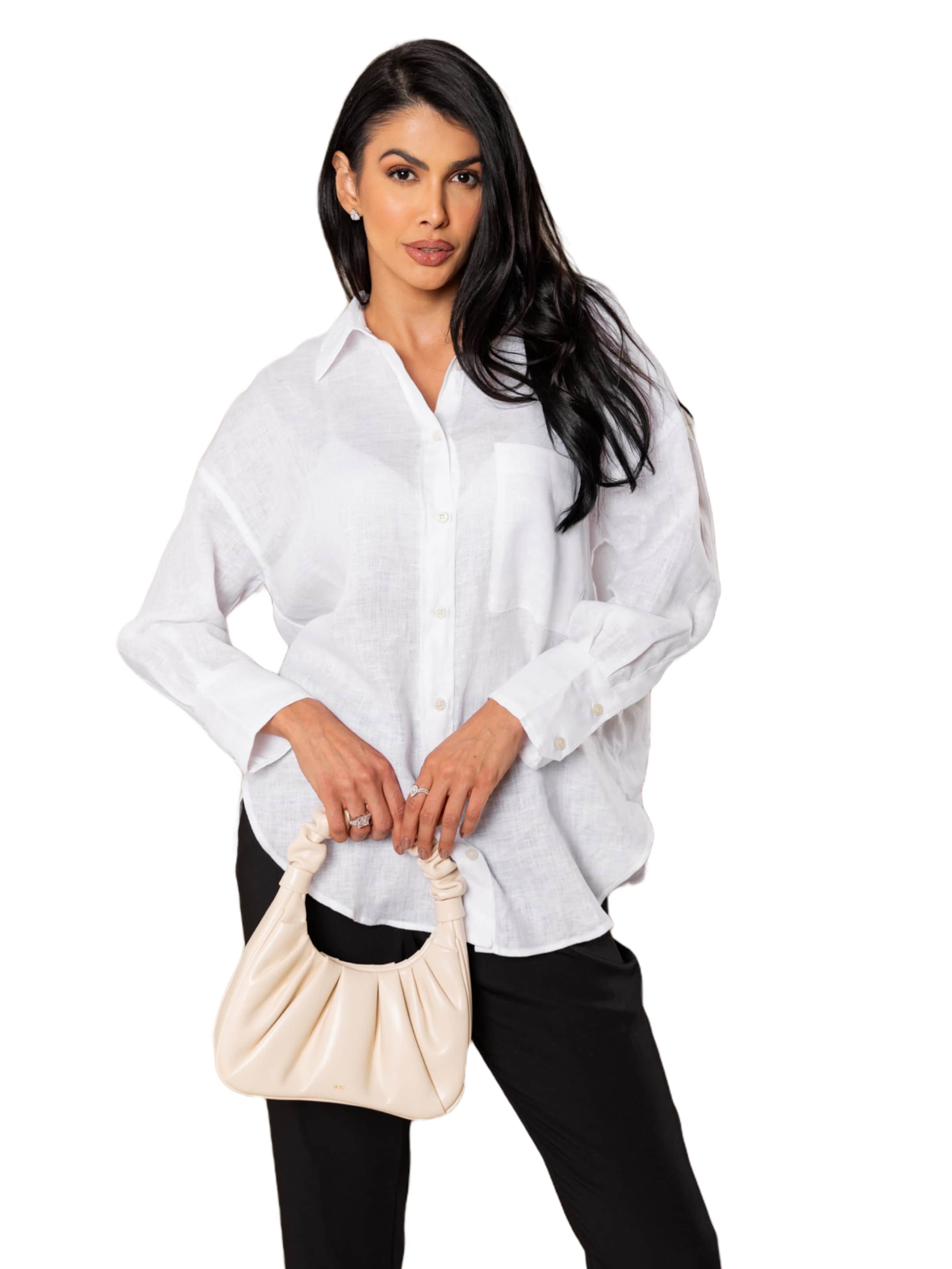 No Matter What Blouse in White: front