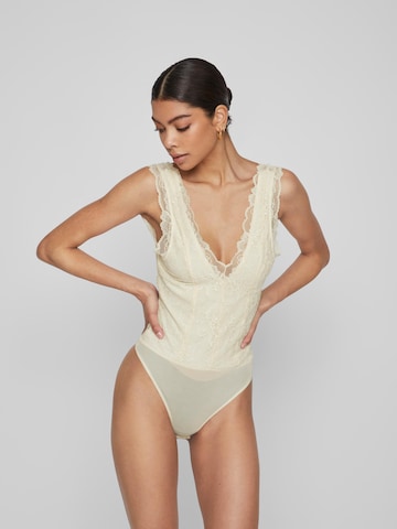 Body lingerie 'Regalia' VILA en beige : devant
