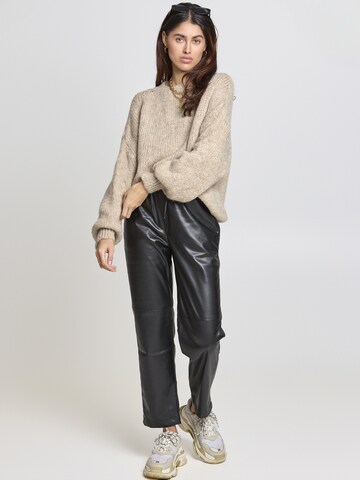 Lilavie Strickpullover ' Peggii ' in Beige