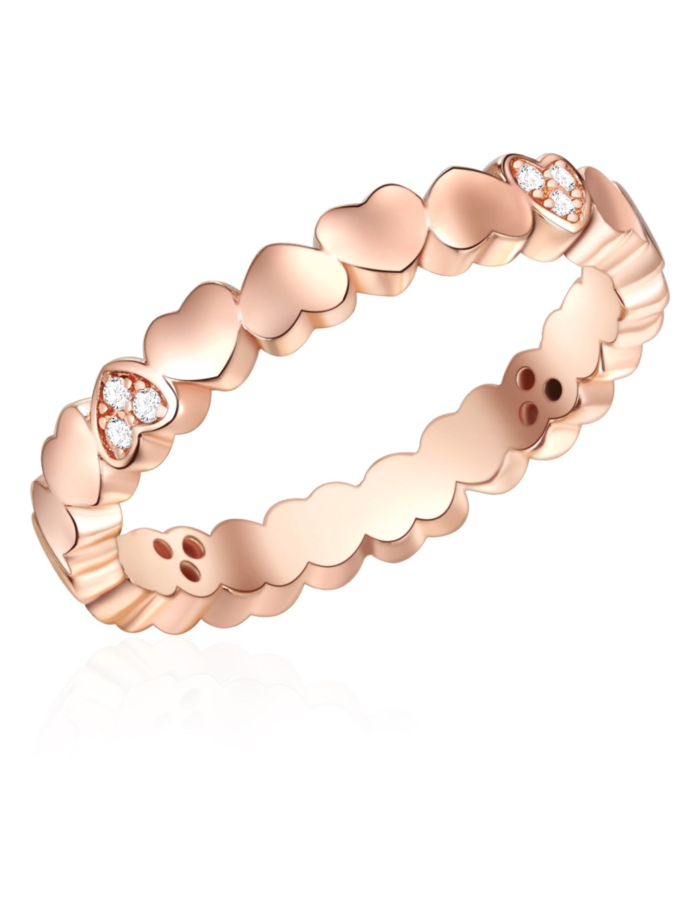 Anello di Lulu & Jane in oro: frontale