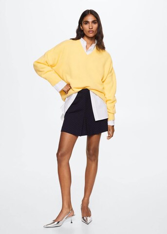 MANGO Sweter 'Paris' w kolorze żółty