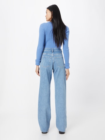 ESPRIT Wide Leg Jeans i blå