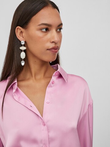 VILA Блуза 'CLAIR' в розово