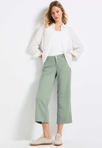 STREET ONE Wide leg Jeans in Green