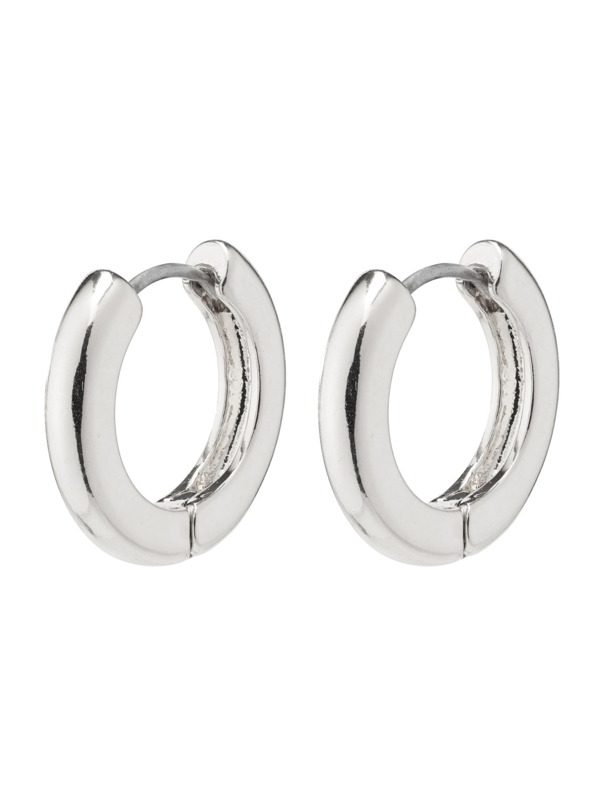 Boucles d'oreilles 'Tyra' Pilgrim en argent : devant