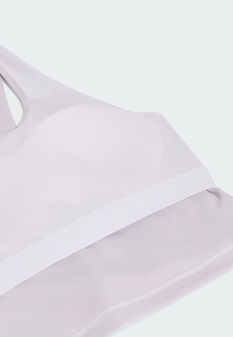 ADIDAS PERFORMANCE Õlapaelteta topp Spordirinnahoidja 'All Me', värv lilla