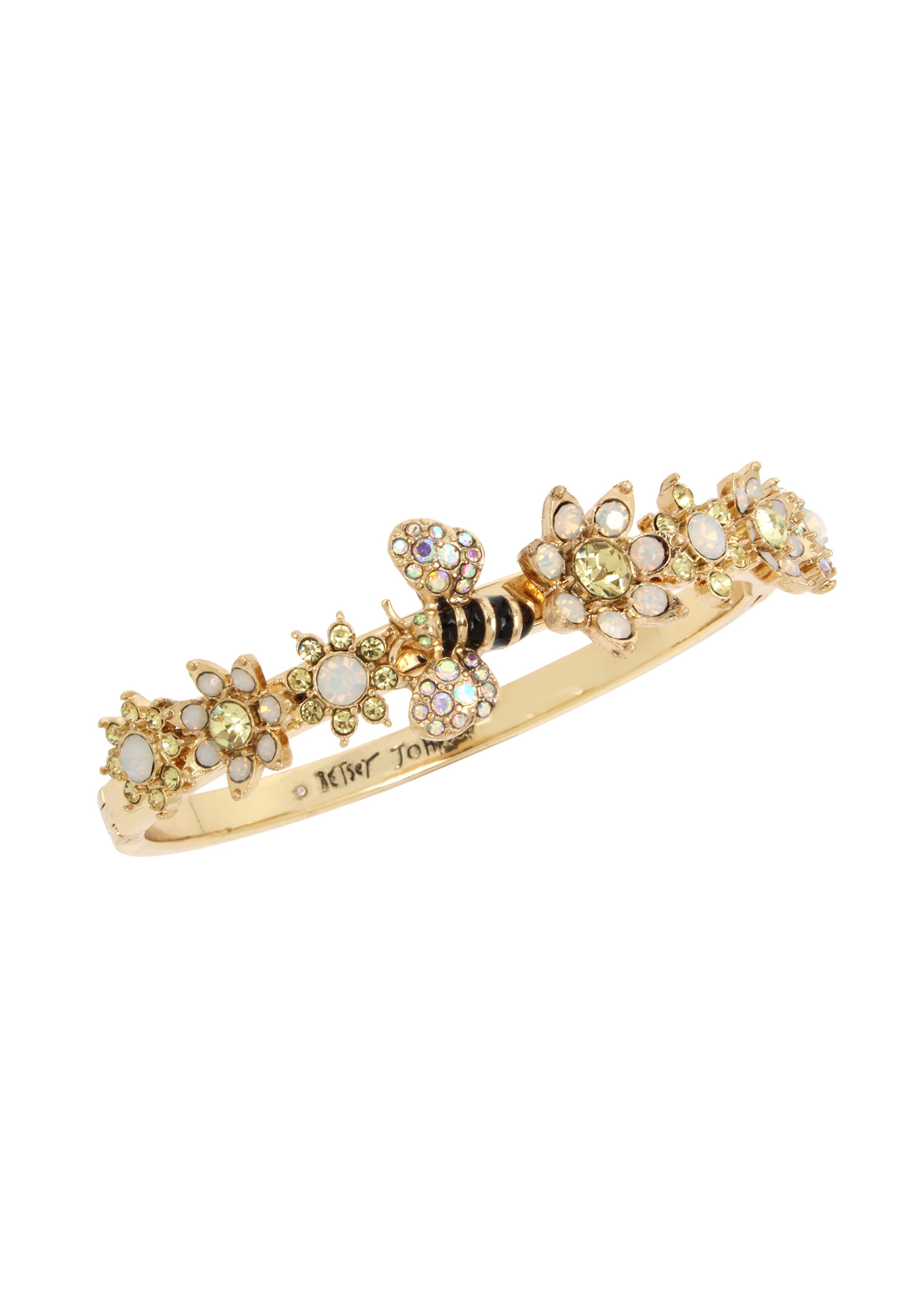 Betsey Johnson Armband 'Hummel & Blume' in Goud: voorkant