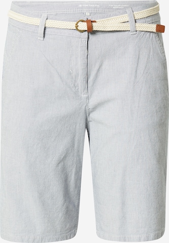 TOM TAILOR Regular Chino Pants in Blue: front