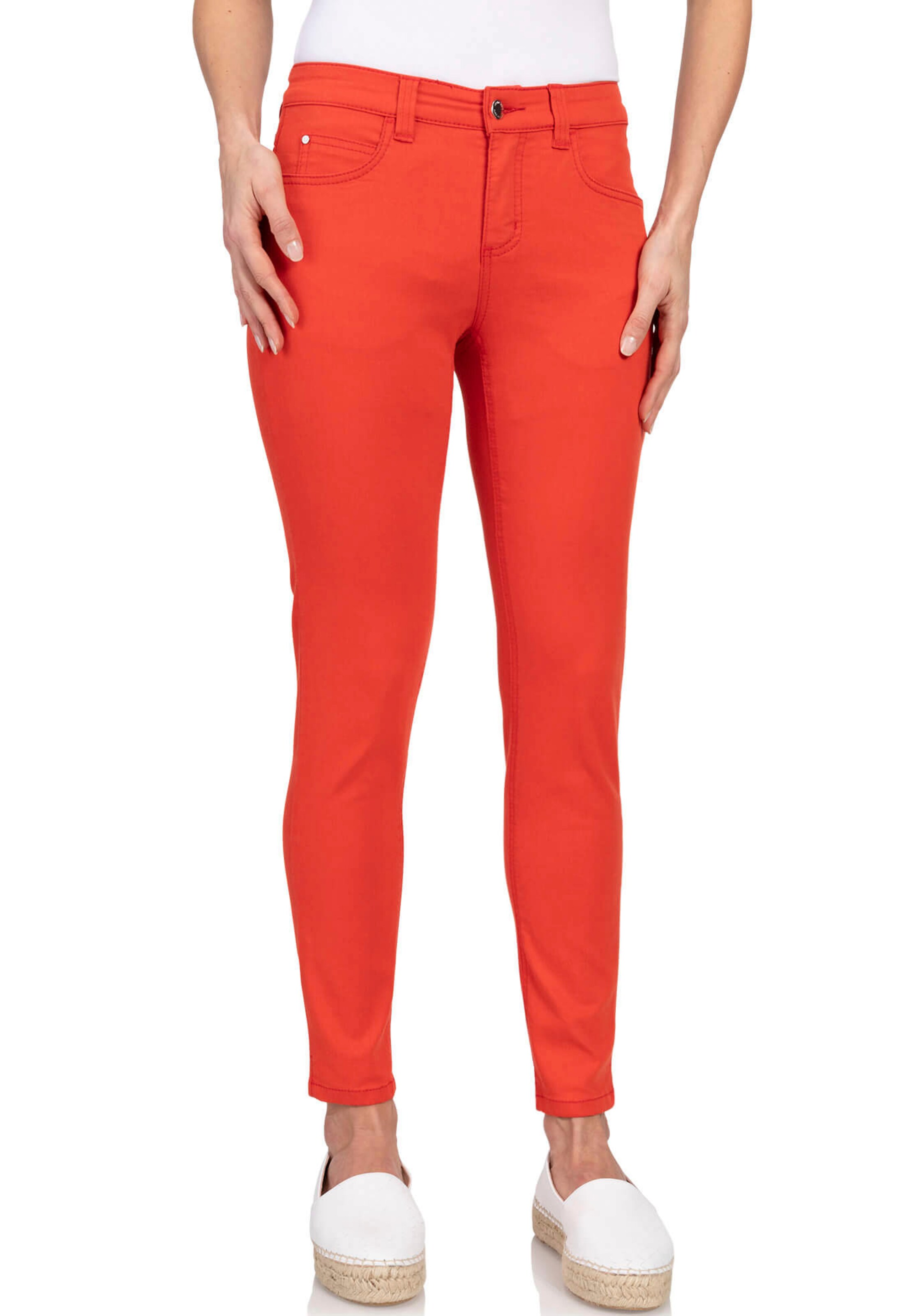 wonderjeans Boot cut Jeans in Orange: front