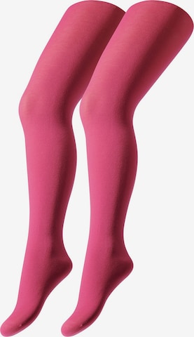 camano Tights in Pink: front