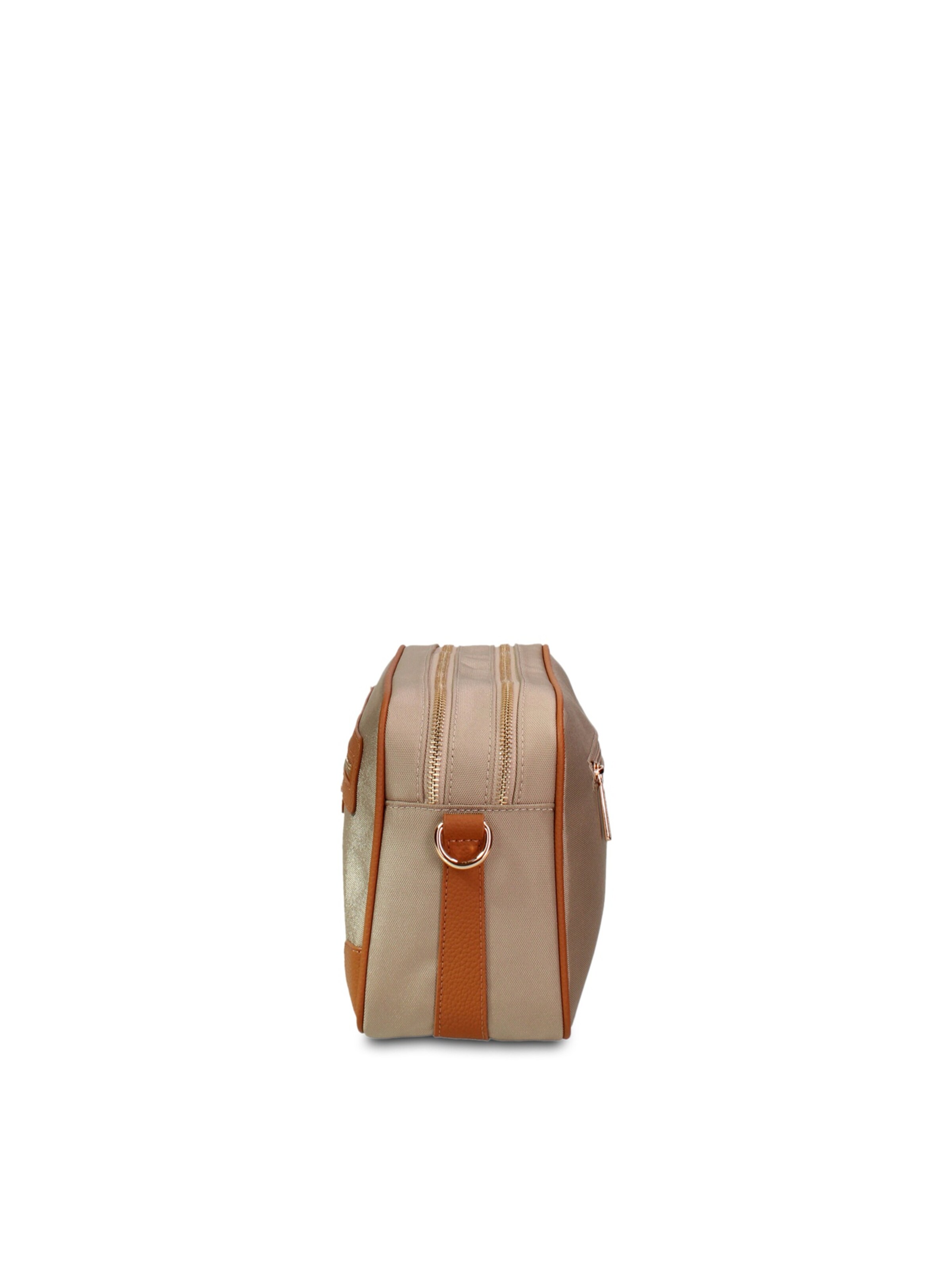 Borsa a tracolla 'Borsa a Tracolla Pelle Vegana Gianmarco Venturi Nera e - Versatile Donna' di GianMarco Venturi in beige