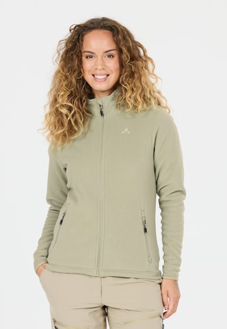 Whistler Athletic fleece jacket 'Cocoon' in Green: front
