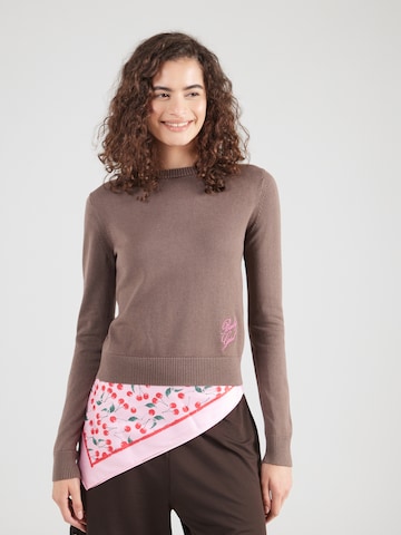 Pull-over 'Comma' MAX&Co. en marron : devant