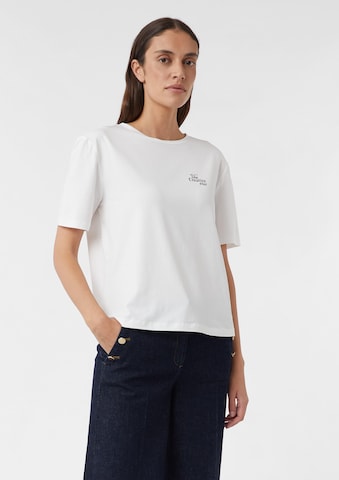 COMMA - Camiseta en blanco: frente