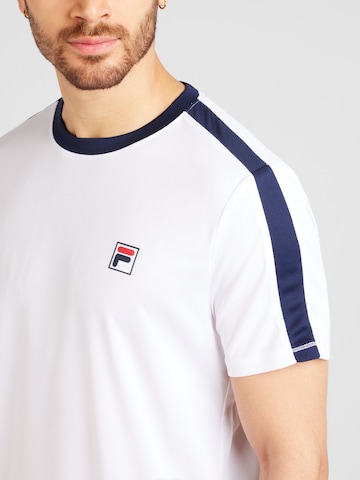 FILA - Camisa funcionais 'Elias' em branco