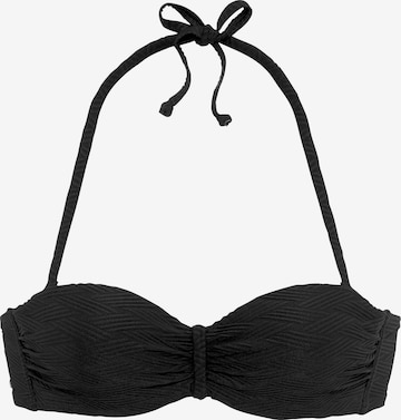 Bandeau Hauts de bikini SUNSEEKER en noir : devant