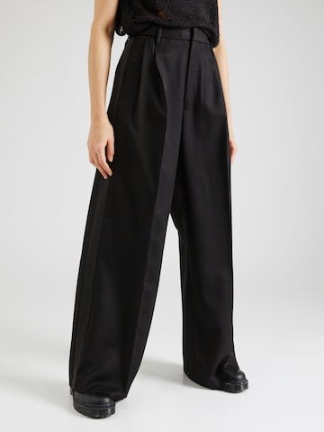 G-Star RAW Wide Leg Hose in Schwarz: predná strana