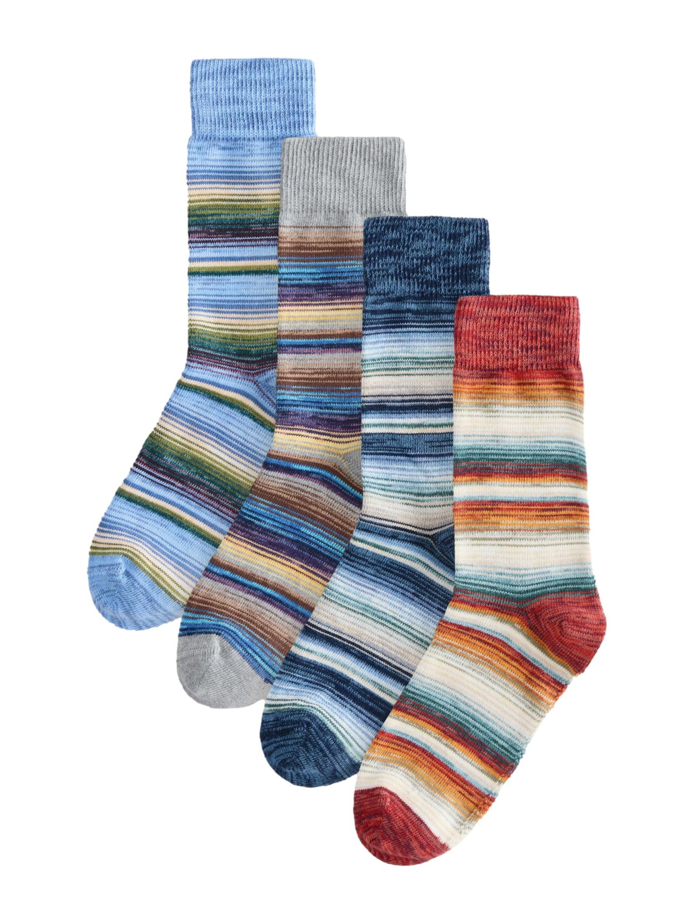 Next Calcetines en azul claro / azul moteado / gris / rojo oscuro, Vista del producto