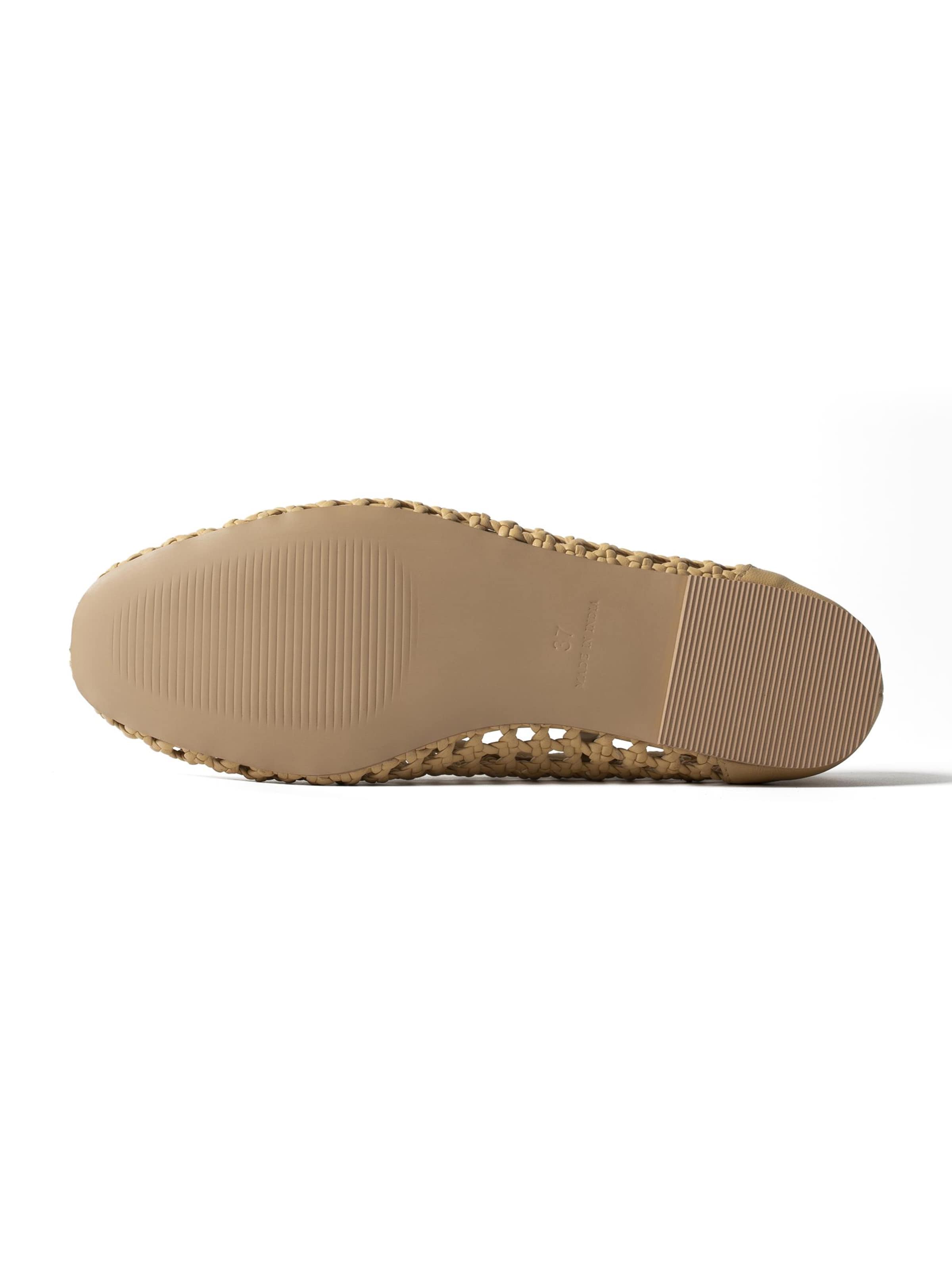 L37 HANDMADE SHOES Huisschoenen 'REMEMBER THIS MORNING' in Beige