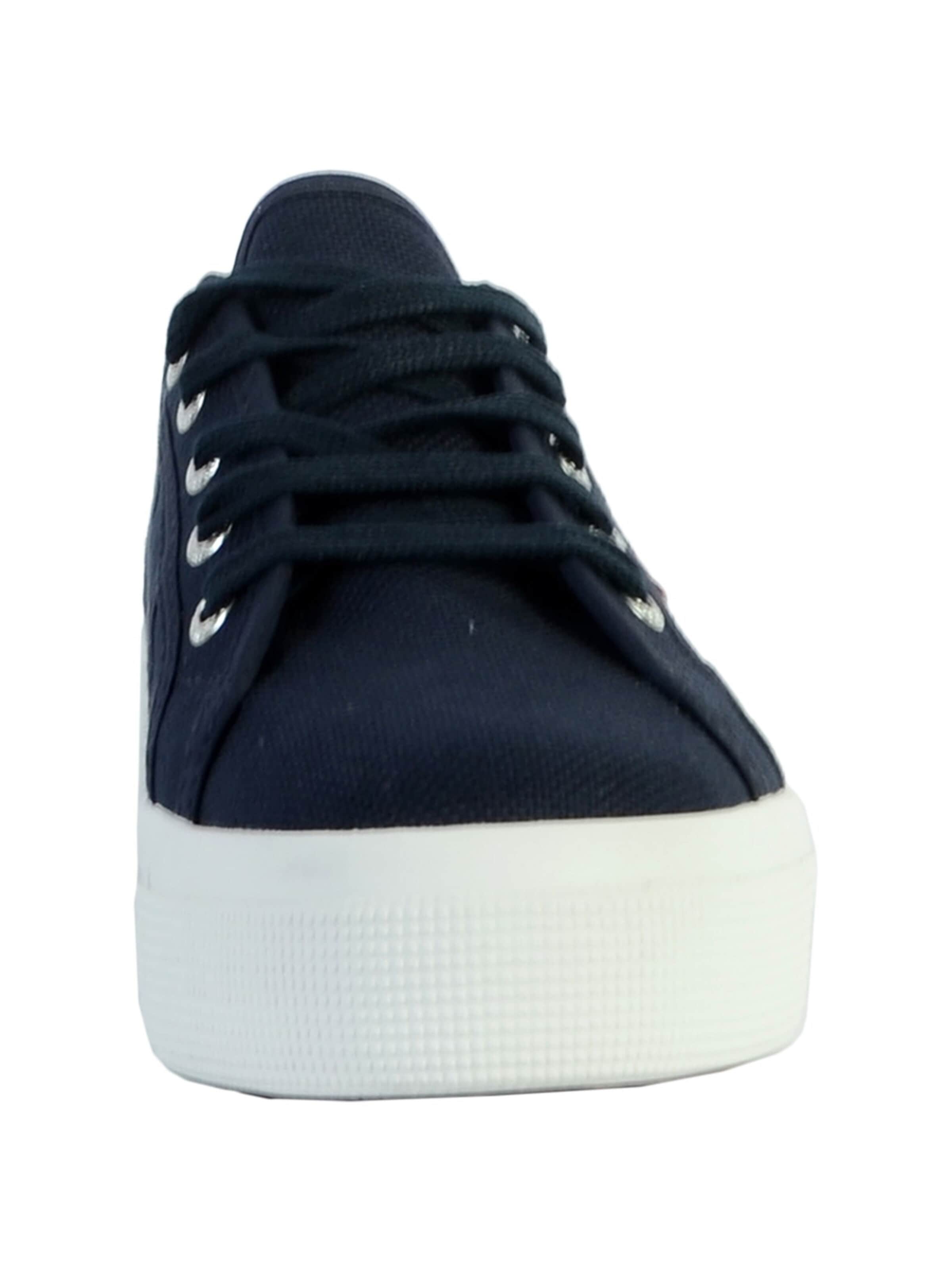 SUPERGA Buty sportowe sznurowane w kolorze niebieski
