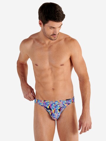 HOM Slip ' Funky Styles ' in Blauw: voorkant