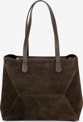 SARA BY JG Shopper 'La Comoda' i brun: forside