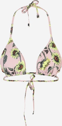 Paul Smith - Triángulo Top de bikini en rosa: frente