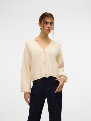 VERO MODA Cardigan 'Gold' i beige: forside