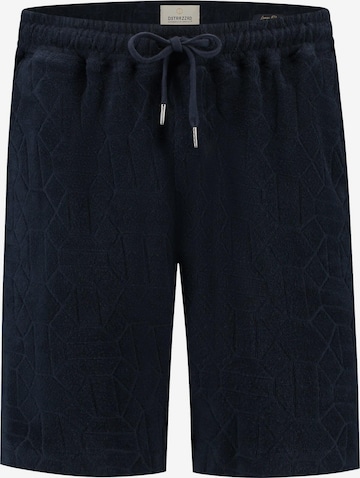 Dstrezzed Normální Kalhoty 'Logan' – modrá: přední strana