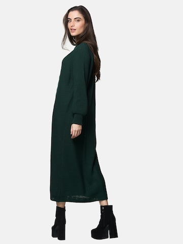 Robes en maille Elara en vert