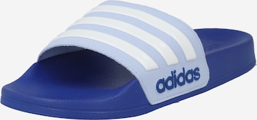 ADIDAS SPORTSWEAR Beach & Pool Shoes 'Adilette Shower' in Blue: front