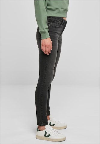 Urban Classics Skinny Jeans in Schwarz
