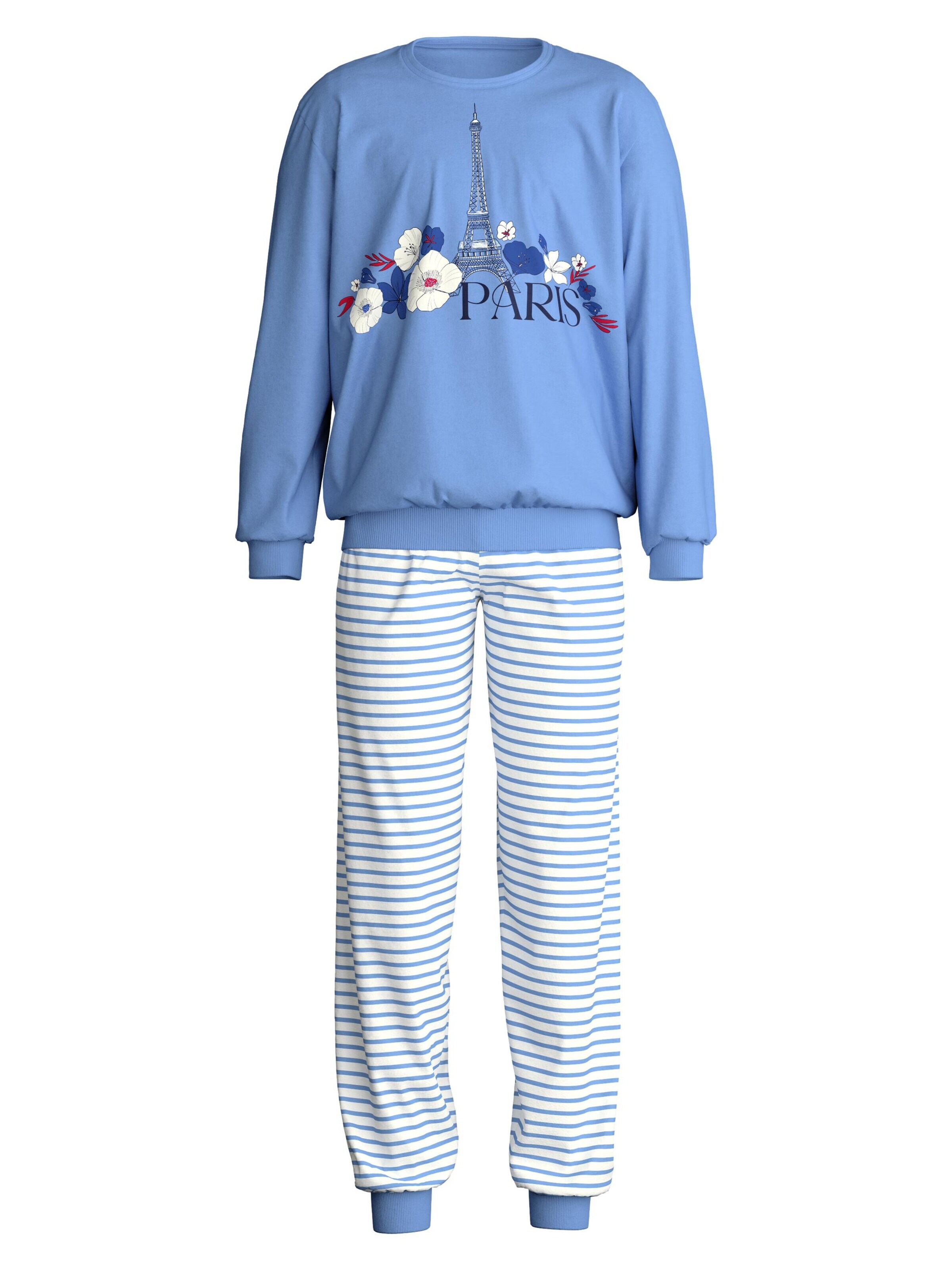 CALIDA Pajamas 'Kids Stripes' in Blue
