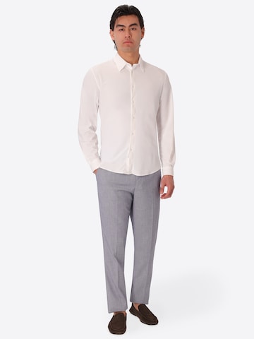 Distretto12 Regular fit Overhemd ' TEVO. ' in Wit