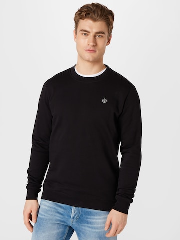 anerkjendt Sweatshirt in Black: front