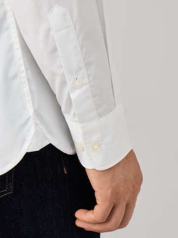 Hackett London Regular fit Button Up Shirt 'City Solid Eoe' in White