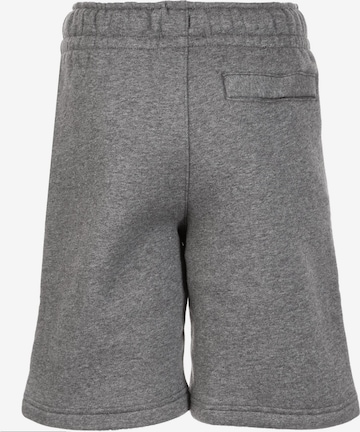 NIKE Regular Workout Pants 'Club19' in Grey