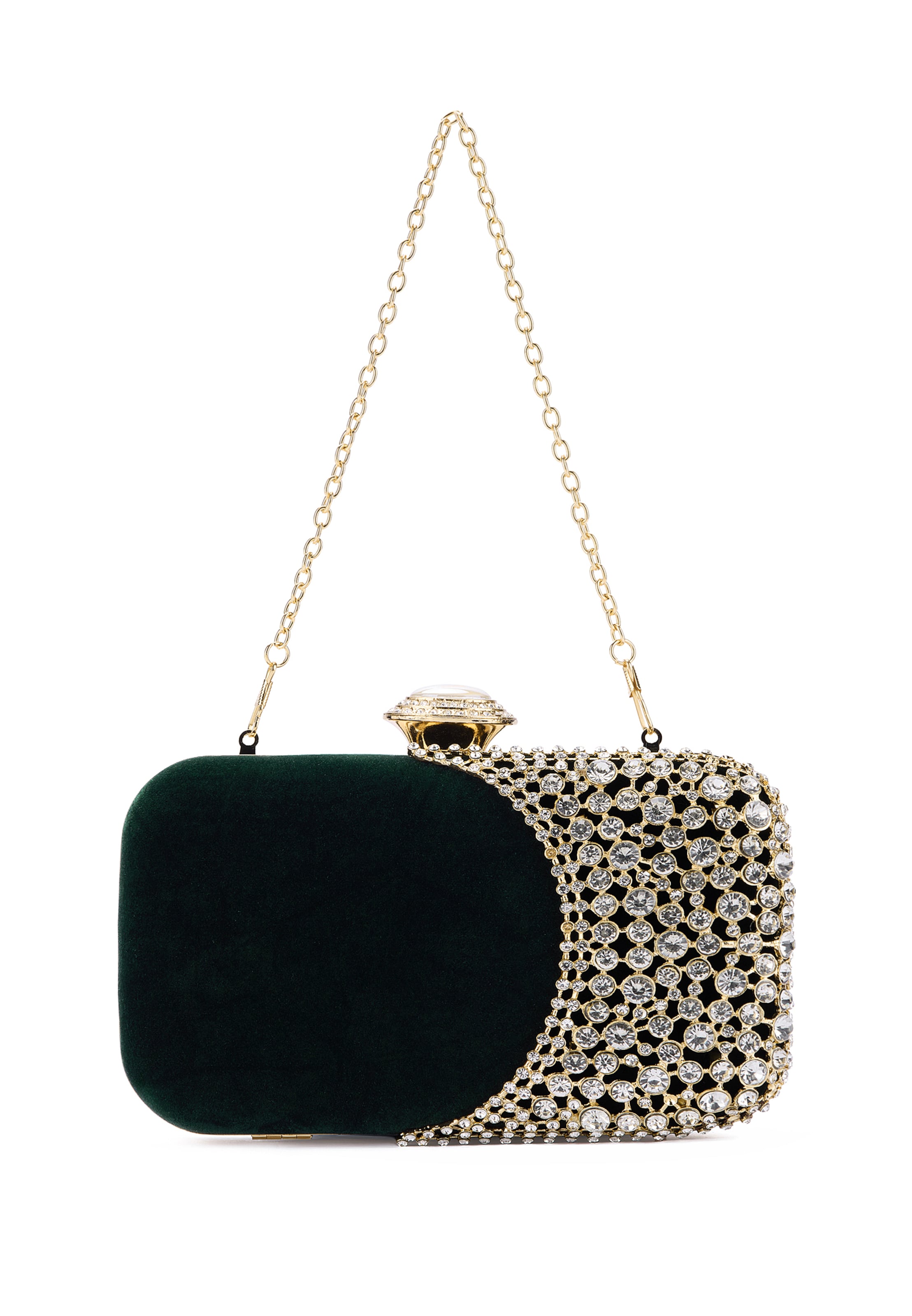 faina - Clutches em verde: frente