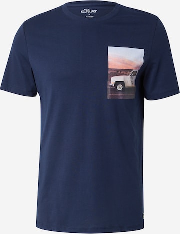 s.Oliver Shirt in Blau: Vorderseite