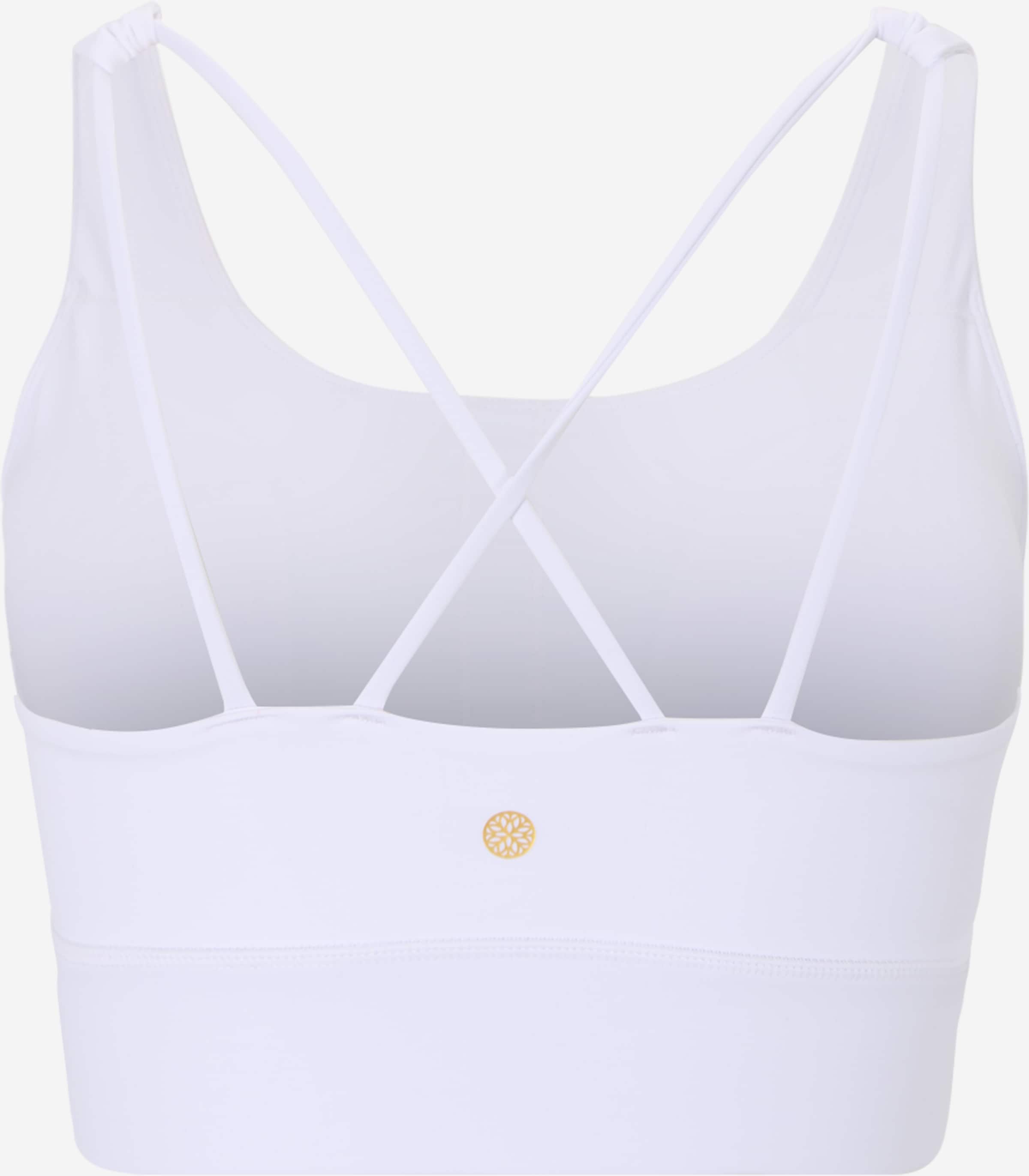 Athlecia Medium Support Sport-BH 'Gaby' in Weiß | ABOUT YOU