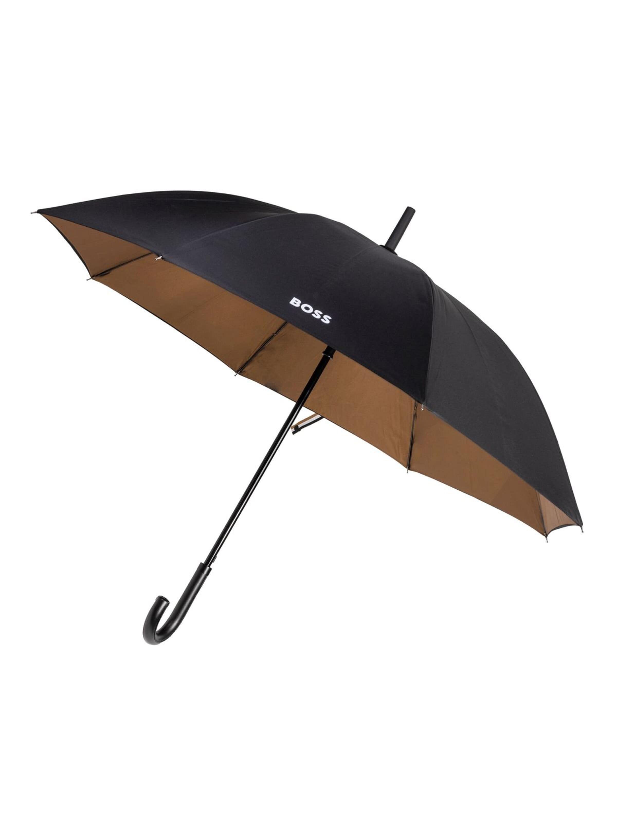 Parapluie 'Umbrella City Iconic Black' BOSS en noir : devant