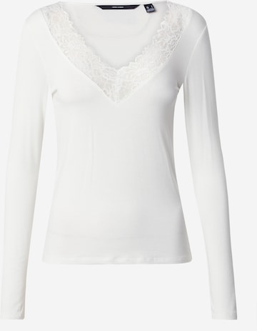 T-shirt 'ROSA' VERO MODA en blanc : devant