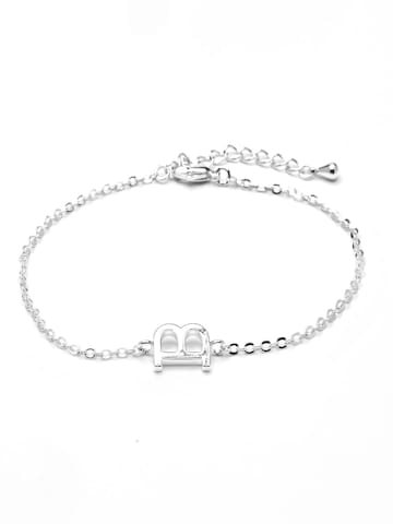 Luxenter Armbånd 'Alphabet B' i sølv: forside