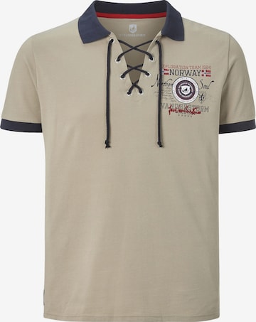 Jan Vanderstorm Shirt 'Faste' in Beige: predná strana