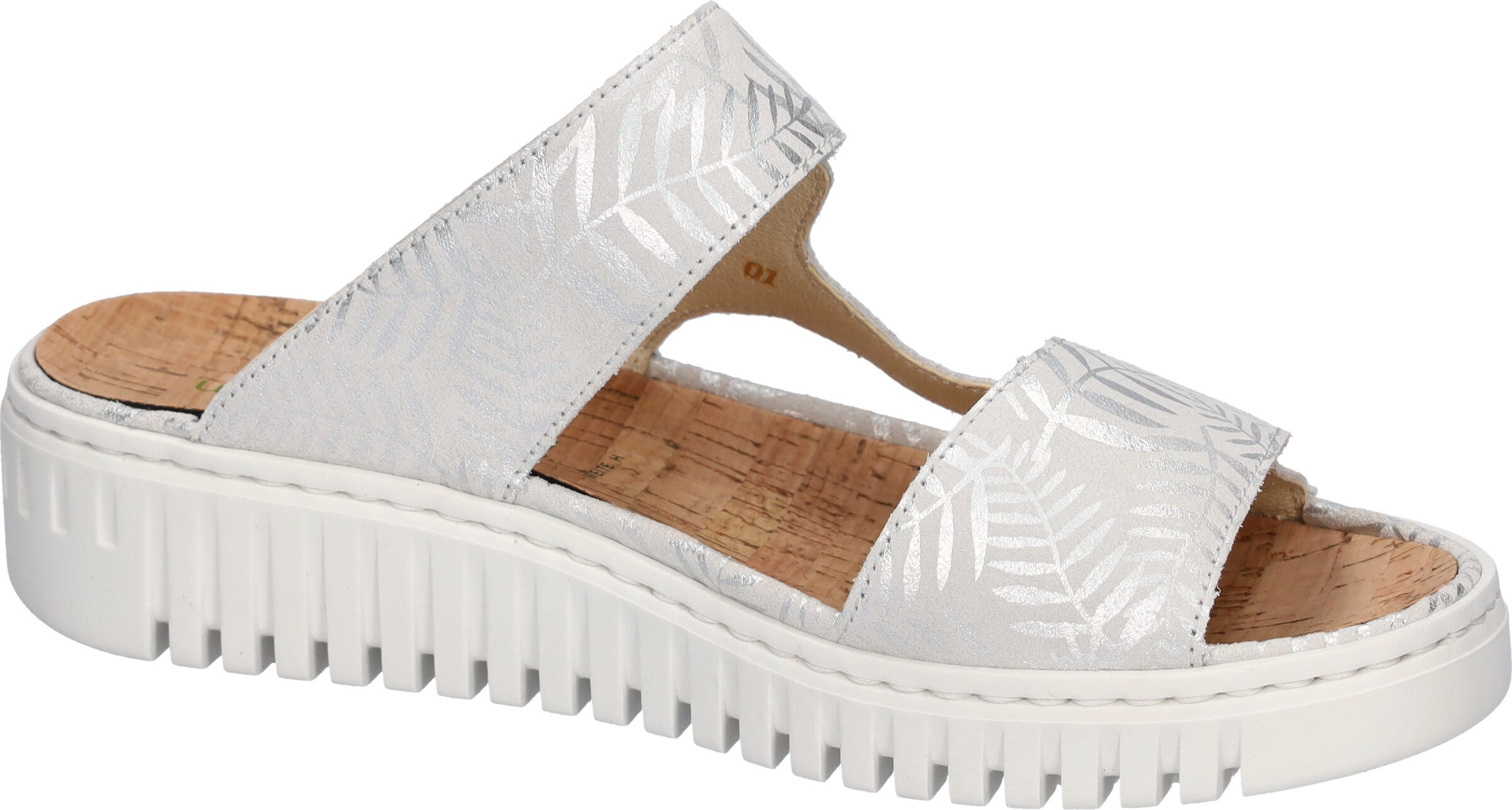 WALDLÄUFER Pantolette in Weiß